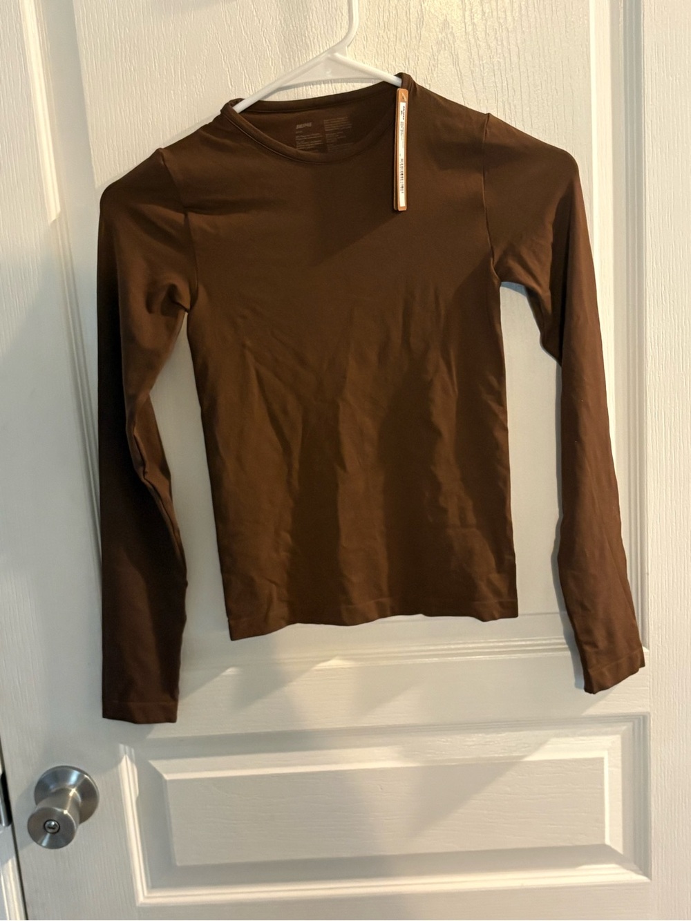 Skims Kim Kardashian Women’s Soft Smoothing Seamless Long Sleeve Small New